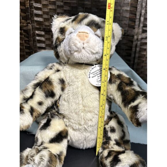 Build A Bear 2006 Snow Leopard 15" World Wildlife Fund WWF Stuffed Animal Plush - Picture 9 of 11